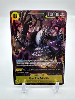 Gecko Moria SR Alt Art OP14-104 The Azure Sea’s Seven English One Piece NEW! - Image 1