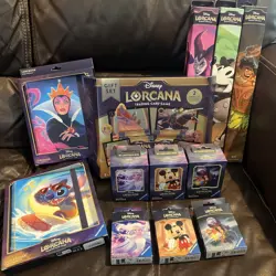 Disney Lorcana First Chapter Gift Set, Deck Boxes, Sleeves, Playmats etc. 4050368981837 - Image 1
