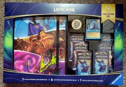 Disney Lorcana First Chapter Collector Set Bundle - 6 packs, portfolio, & promo - Image 1