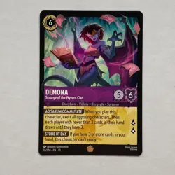 Demona 55/204 Disney Lorcana Whispers in the Well Regular Legendary NM - Image 1