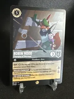 Robin Hood - Champion of Sherwood 177/204 Disney Lorcana Fabled LEGENDARY - Image 3
