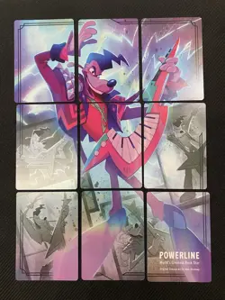 Disney Lorcana Fabled Powerline Puzzle Art Cards Full Set 9 Cards - Image 1