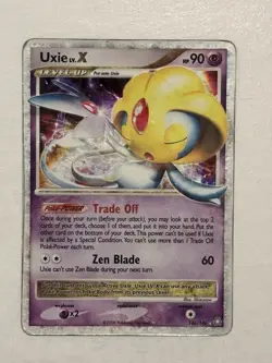 Pokemon Uxie LV.X Holo Rare Card 146/146 90HP Level Up Legends Awakened 2008 - Image 1