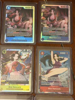 Boa Hancock x12 Card Lot Includes OP12 Alt Art SR + EB03 SR x4 One Piece English - Image 5