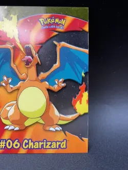 Charizard #06 PC3 Topps Blue Label TV Animation Clear Card Pokemon - Image 4