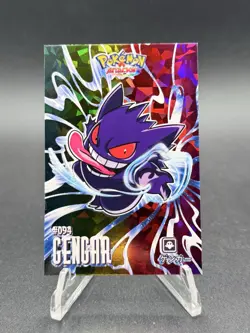 Gengar Rainbow Foil Pokemon Card Database Attacks Kanto - Image 1