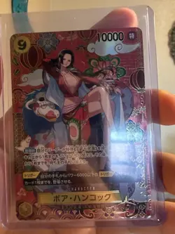 Bandai Boa Hancock Foil Promo Character Card OP-14 Japanese One Piece Card Game - Image 1