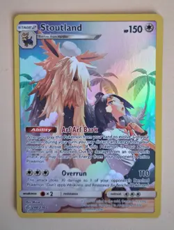 Pokemon TCG - Stoutland Cosmic Eclipse Secret Rare Card 248/236 NM/M Pack Fresh - Image 1