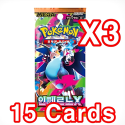 3+3 PACKS MEGA Evolution Inferno X DREAM EX Pokemon Card Booster SEALED KOREAN - Image 2
