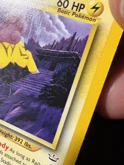 Pokemon TCG Raikou Neo Revelation Card 22/64 Unlimited Rare, Vintage WOTC LP - Image 5