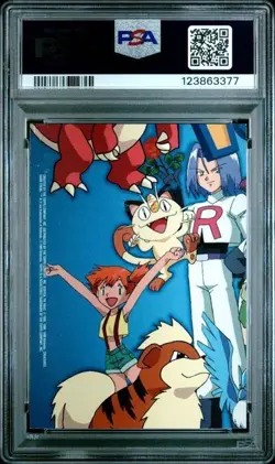 Graded PSA 8 1999 Topps Pokemon Gary Oak Ser. 1 Character Cards #TV8 - Image 2