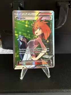 Pokemon TCG Brigette Full Art Ultra Rare Trainer Card 161/162! Great Condition! - Image 1