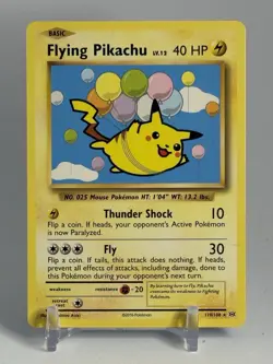 Flying Pikachu 110/108 Secret Rare XY Evolutions Pokemon Card - Image 1