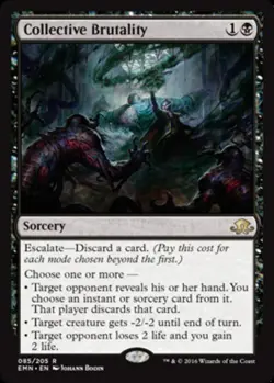 Collective Brutality - Foil Light Play, English Magic the Gathering MTG Eldritch - Image 1