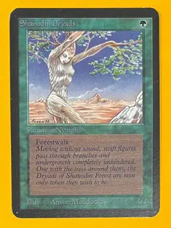 MTG SHANODIN DRYADS Alpha (OldManMTG 013-034) - Image 1