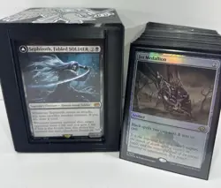 MTG Sephiroth Fabled Soldier EDH Commander Deck Complete w/custom deckbox! LOOK - Image 2