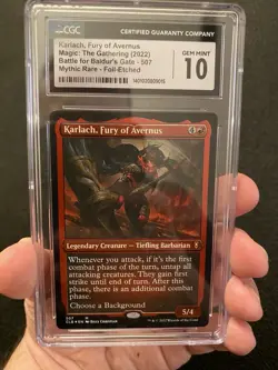 Karlach, Fury of Avernus Magic The Gathering, Gem Mint 10, Mythic Rare - Image 2