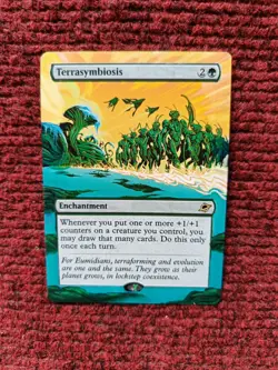 Terrasymbiosis 210 MTG Edge of Eternities Hand Painted Extended Full Altered Art - Image 2