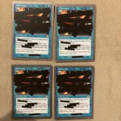 Magic The Gathering - Unglued - 4x Censorship - Very Good Condition - Image 1