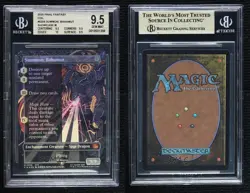 Summon: Bahamut (Borderless) Foil Magic: Universes Beyond: Final Fantasy BGS 9.5 - Image 3