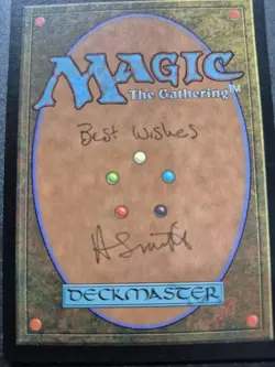 Unplayed Signed Nm MTG Magic Fallen Askari Visions Adrian Smith SEE PHOTOS EDH - Image 2