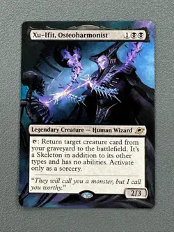 Xu-Ifit, Osteoharmonist MTG Edge of Eternities Hand Painted Extended Altered Art - Image 1