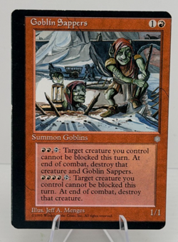 MTG miscut error Goblin Sappers - Ice Age (ICE) - Image 1