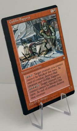 MTG miscut error Goblin Sappers - Ice Age (ICE) - Image 2