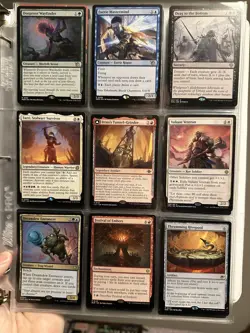 Magic The Gathering Binder Full Of Rare Holo 45+ - Image 3