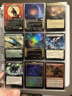 Magic The Gathering Binder Full Of Rare Holo 45+ - Image 4