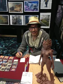 SKETCHED MtG Magic _Vincent Proce _ Magic 2012 Artist Proof _ DAY OF JUDGEMENT _ - Image 2