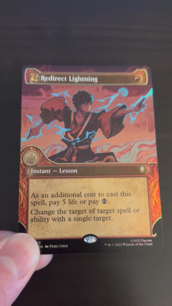 Magic: The Gathering (MTG) - FOIL Redirect Lightning (Showcase) - (TLA) - Image 2
