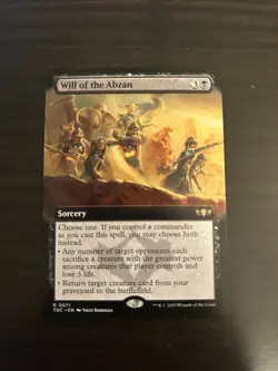 Magic: The Gathering (MTG) - Will of the Abzan (Extended Art) - (TDC) - Image 1