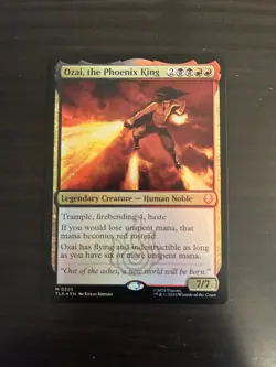 Magic: The Gathering (MTG) - FOIL Ozai, the Phoenix King - (TLA) - Image 1