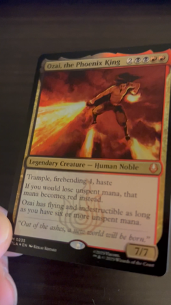 Magic: The Gathering (MTG) - FOIL Ozai, the Phoenix King - (TLA) - Image 2