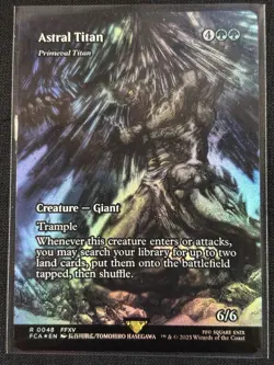 Astral Titan - Primeval Titan (Showcase) - [Foil] FF: Through the Ages - Image 1