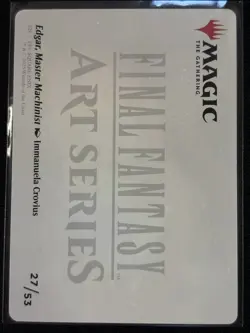 Edgar, Master Machinist #27 Gold Stamp Final Fantasy: Art Series - Image 2