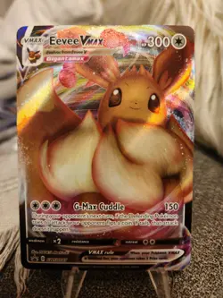 Pokemon Card TCG - Eevee VMAX SWSH087 Black Star Promo Shining Fates Near Mint - Image 1