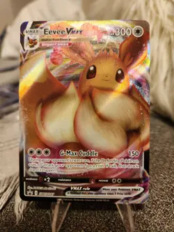 Pokemon Card TCG - Eevee VMAX SWSH087 Black Star Promo Shining Fates Near Mint - Image 2