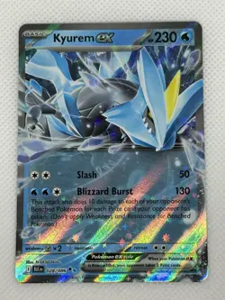 Pokemon TCG Black Bolt Kyurem Ex 028/086 Double Rare Holo NM MINT - Image 1