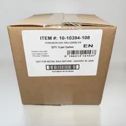 Pokemon TCG Pokemon Day 2026 Collection SEALED CASE (6 Boxes) - Image 1
