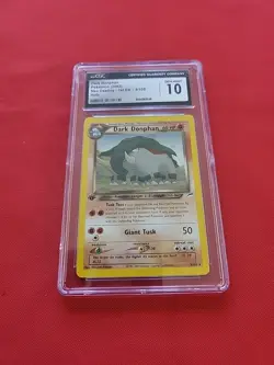 GEM MINT Pokemon: Dark Donphan 1st Edition #3/105 Holo Rare Neo Destiny - CGC 10 - Image 3