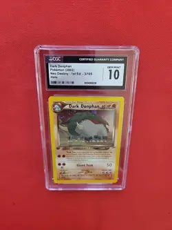 GEM MINT Pokemon: Dark Donphan 1st Edition #3/105 Holo Rare Neo Destiny - CGC 10 - Image 4