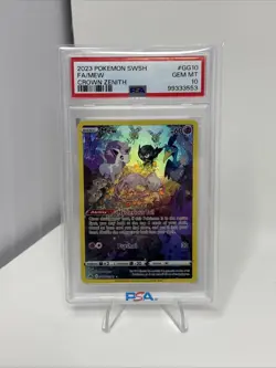 PSA 10 - 2023 Mew GG10/GG70 Crown Zenith: Galarian Gallery Holo Pokemon - Image 1