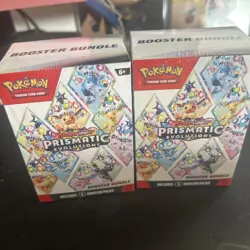 Pokemon TCG Prismatic Evolutions Booster Bundle Lot of 2 - NEW/FACTORY SEALED - Image 1