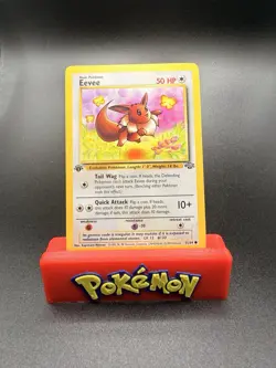 1st Edition Eevee 51/64 Jungle Set Rare Vintage 1999 Pokemon Card - NM - Image 1