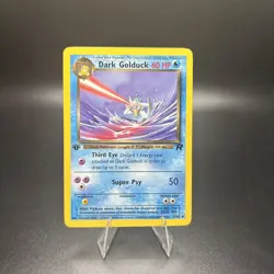 Pokemon Card - Dark Golduck Team Rocket 37/82 Uncommon 1st Edition Near Mint NM - Image 1