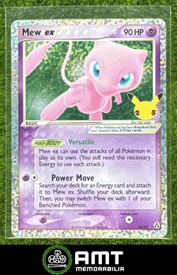 Mew ex 2021 Pokemon Sword & Shield Celebrations Classic #88/92 Rare Legend Maker - Image 1