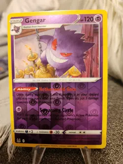 Gengar 66/196 Lost Origin Reverse Holo Rare Pokemon Card TCG 066/196 Pokemon - Image 1