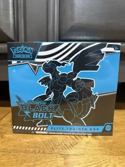 Pokemon TCG Scarlet & Violet Black Bolt ETB Elite Trainer Box - NEW Sealed - Image 1